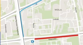 Drogowcy rozpoczęli prace na ul. Kasprzaka. Jakie zmiany?
