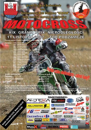 Motocross XIX GRAND PRIX NIEPODLEGŁOŚCI