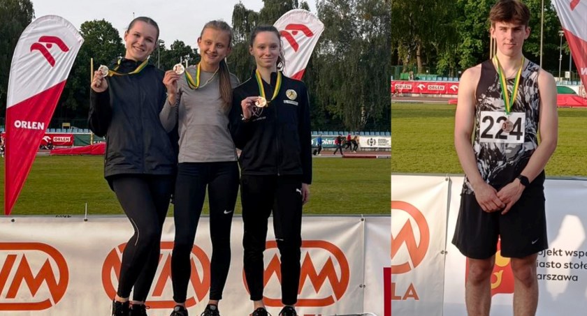 Srebro Julii Skomiał, brąz Szymona Pilichowskiego - udane starty KM Aktywni Sochaczew na Mistrzostwach Mazowsza Juniorów