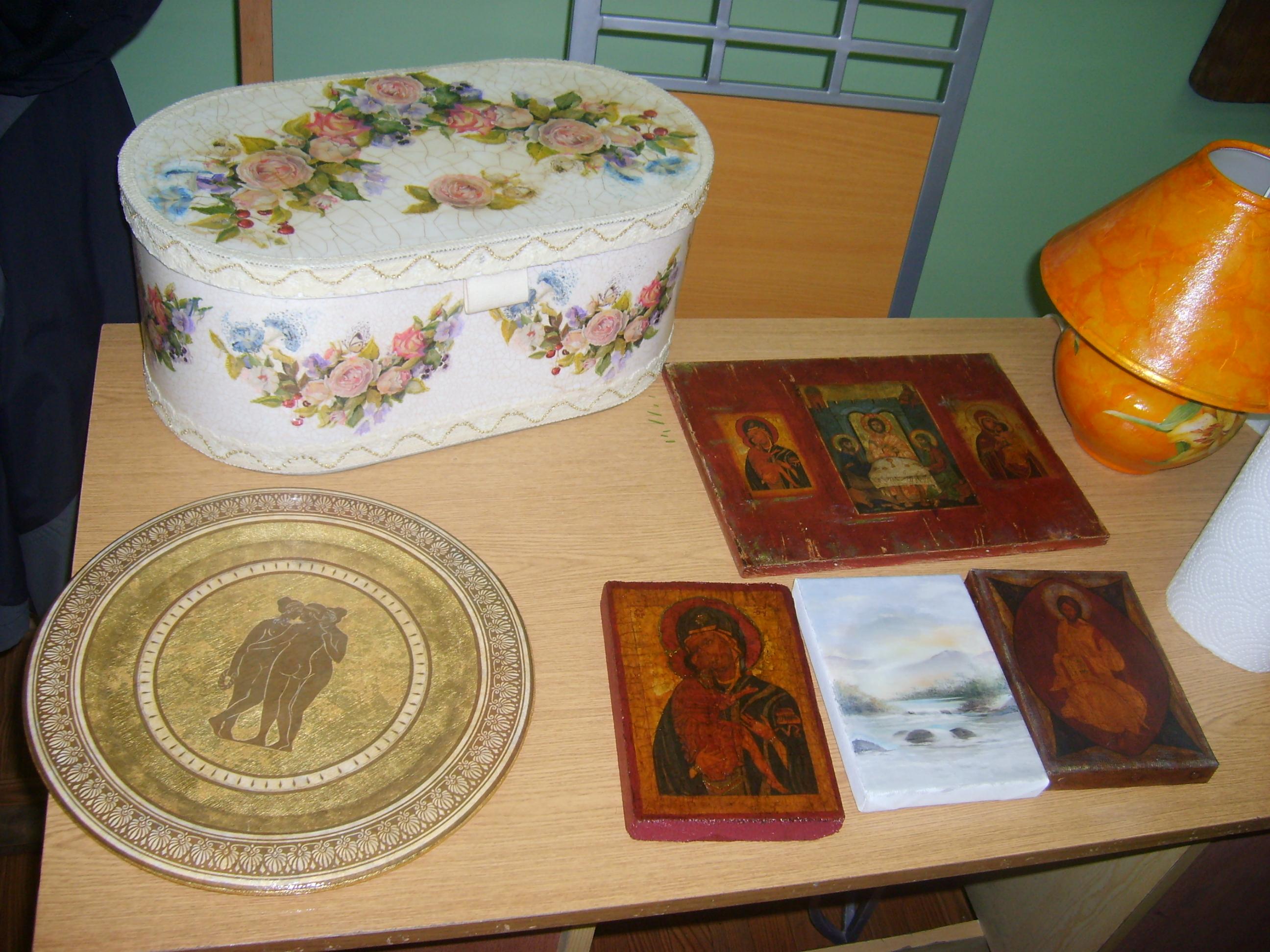 Warsztaty decoupage w MOK Boryszew
