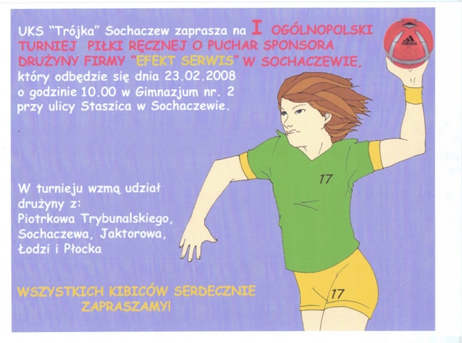 UKS „Trójka” zaprasza na mecz - 14.02.2008