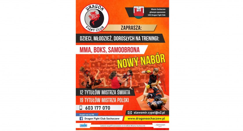 Nowy nabór do sekcji Dragon Fight Club Sochaczew