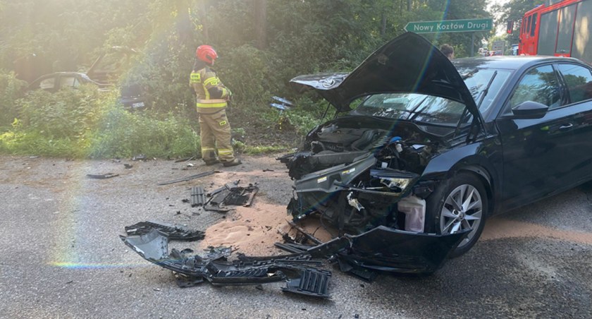 Wypadek w Zakrzewie w gminie Nowa Sucha - ucieczka z miejsca zdarzenia