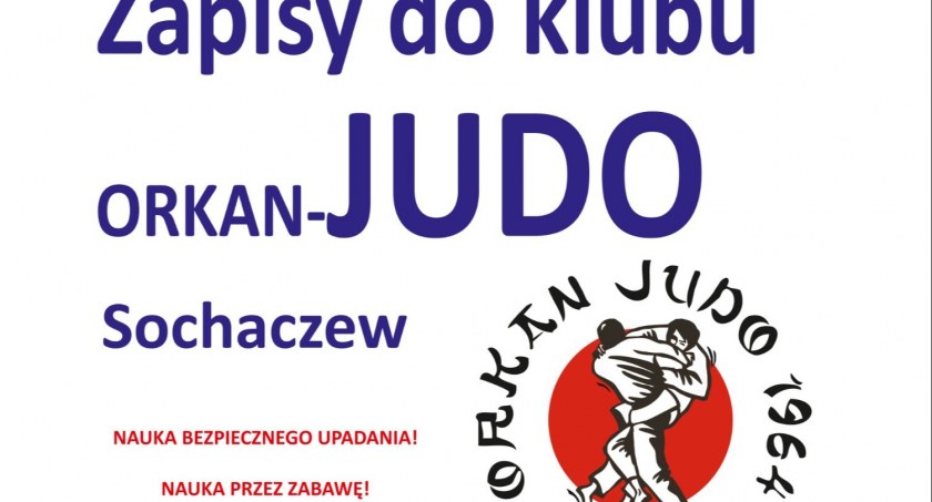 Zapisy do Klubu Orkan Judo Sochaczew