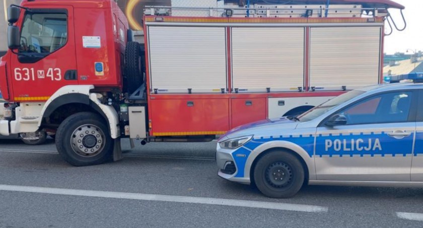 Zderzenie na Staszica - na miejscu jednostki straży, policja i karetka pogotowia