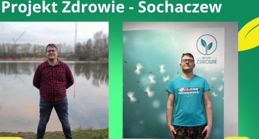 Projekt Zdrowie Sochaczew - niezwykła metamorfoza, Pan Konrad schudł 19 kg w zaledwie 5 miesięcy