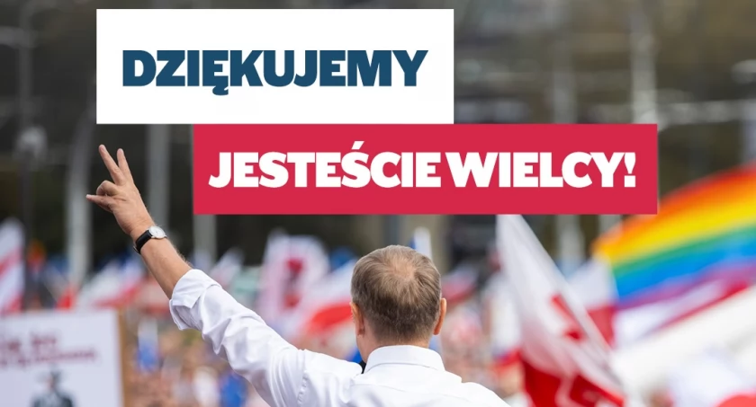 Marsz Miliona Serc - dziękujemy za udział