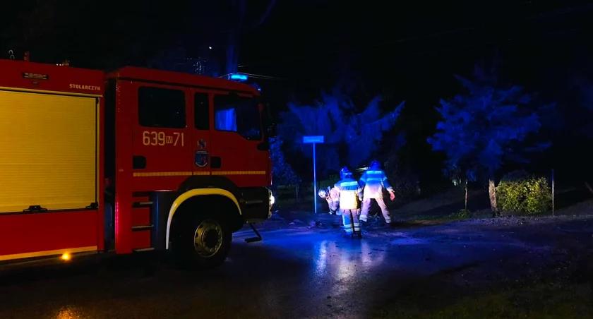 Sochaczew i powiat po nocnej wichurze 