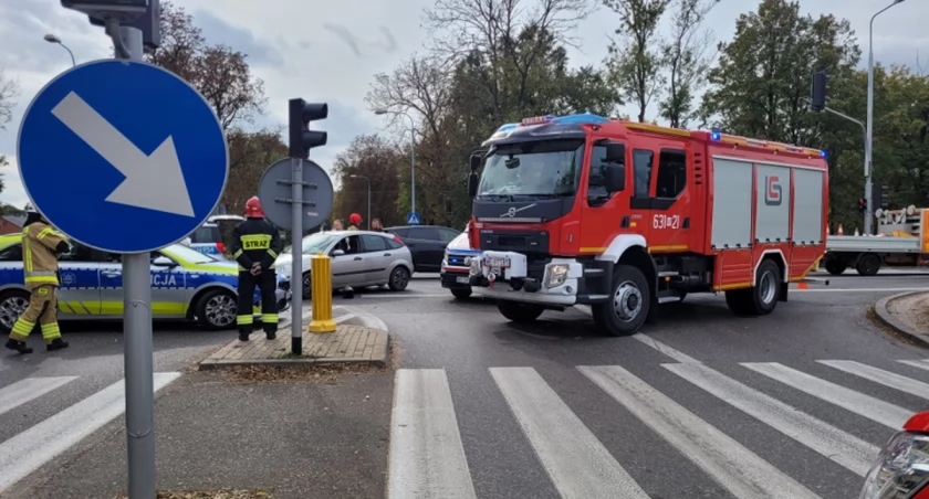 Wypadek w Kożuszkach Parcel - kierowca skutera trafił do szpitala 