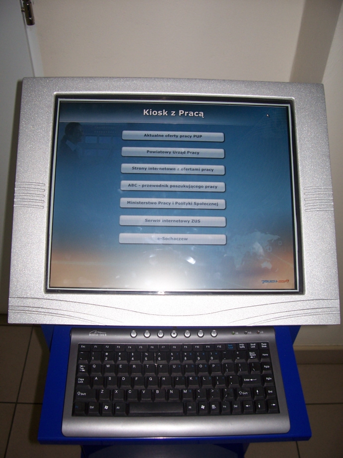 Kiosk z Pracą w MOPS