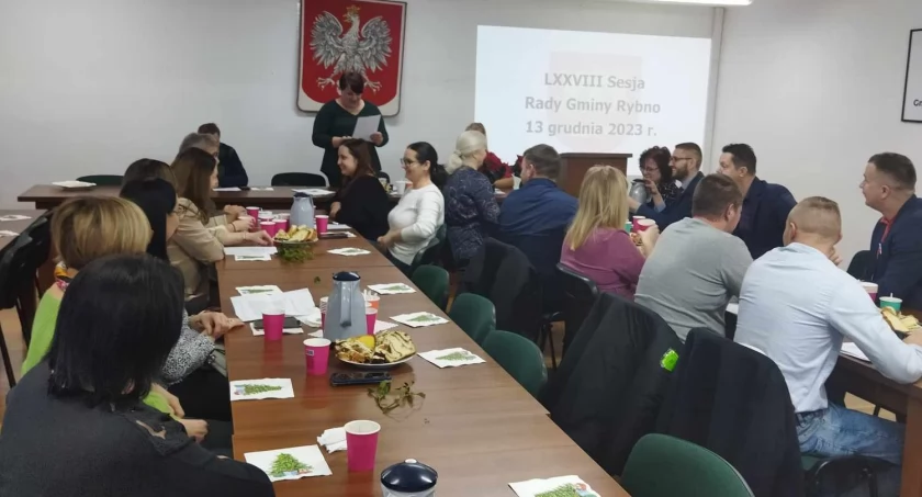 Gmina Rybno z budżetem na 2024 rok, który zapewnia dalszy rozwój- radni byli jednomyślni