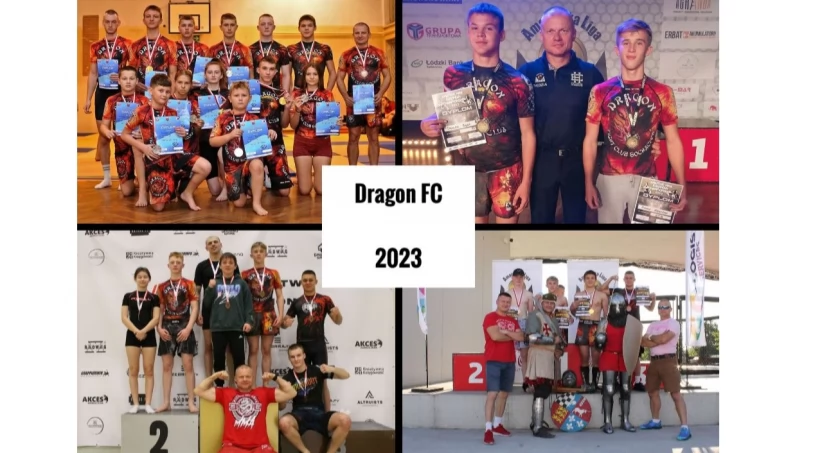 Rok 2023 rokiem zwycięstw i rekordowej liczby medali dla Dragon Fight Club Sochaczew
