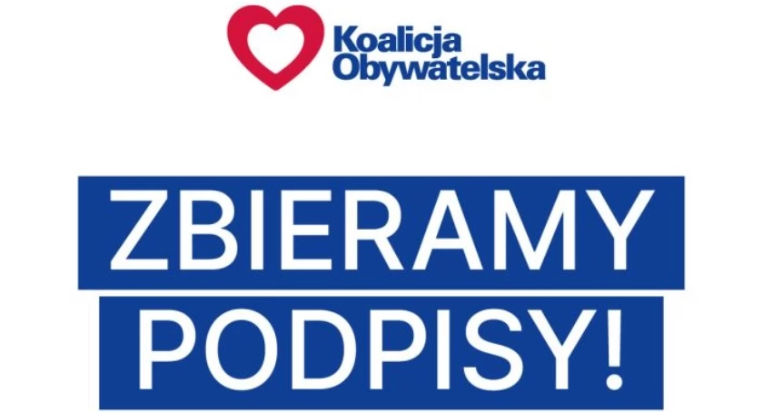 Zbiórka podpisów dla Koalicji Obywatelskiej