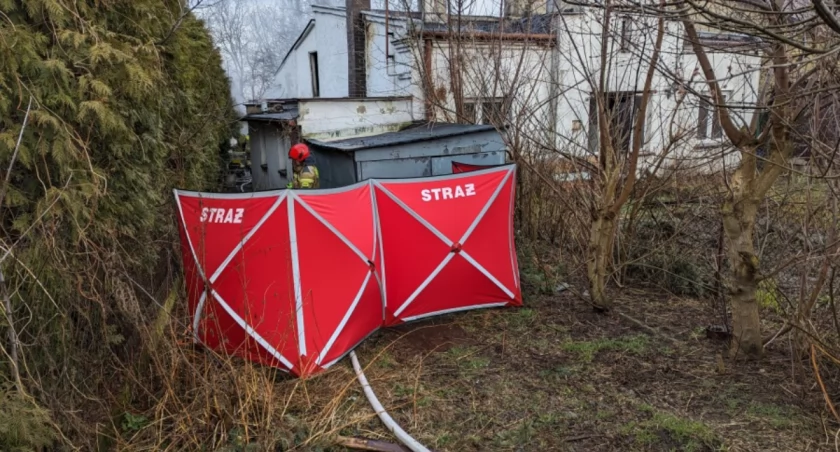 Tragedia na Kolejowej - w pożarze zginęła kobieta 