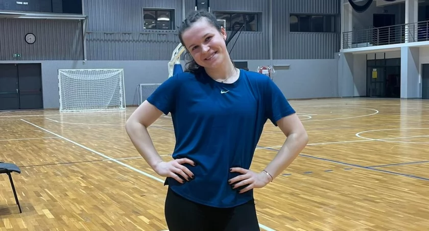 Aktywna sprinterka na obozie Kadry Narodowej