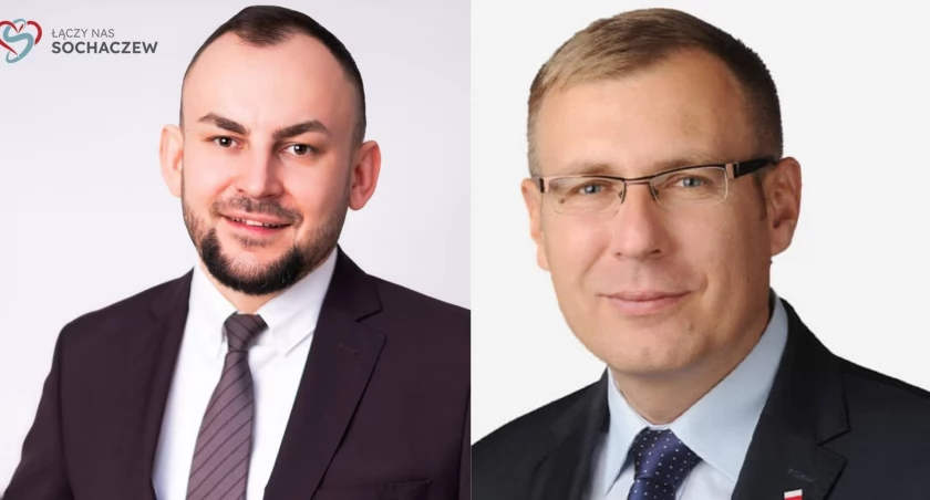 Daniel Janiak - kandydat na stanowisko burmistrza z poparciem posła PiS Macieja Małeckiego