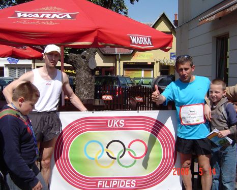 Robert Korzeniowski (Sztafeta Polska Biega) dla UKS FILIPIDES
