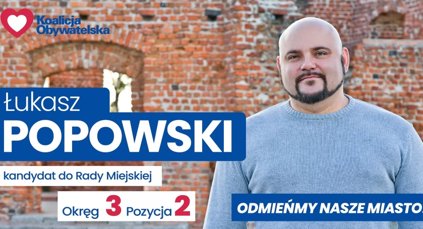 Łukasz Popowski – kandyduję ponownie do Rady Miejskiej w Sochaczewie