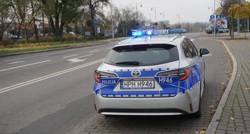 Żeromskiego - pościg za poszukiwanym 