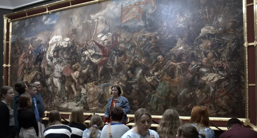 Lekcja muzealna dla dzieci oraz ich rodziców w Muzeum Narodowym w Warszawie 