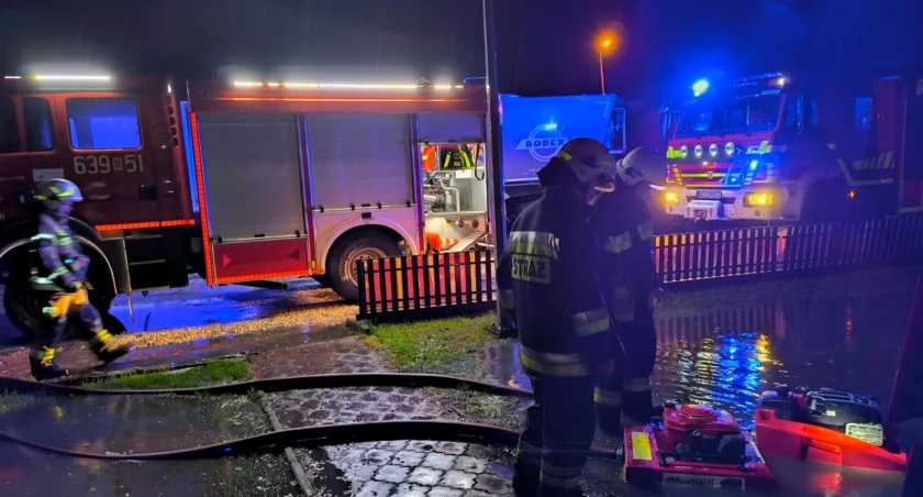 Pracowita noc dla strażaków z powiatu sochaczewskiego