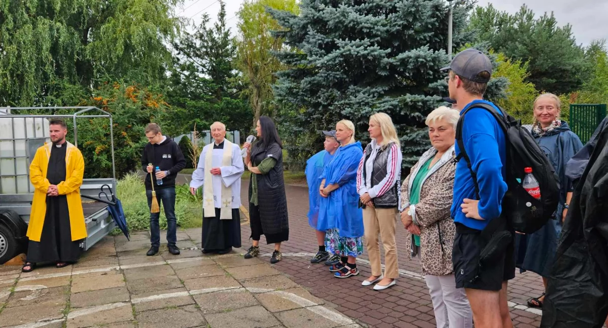 Warmińska Pielgrzymka Piesza na Jasną Górę po raz kolejny odwiedziła Młodzieszyn
