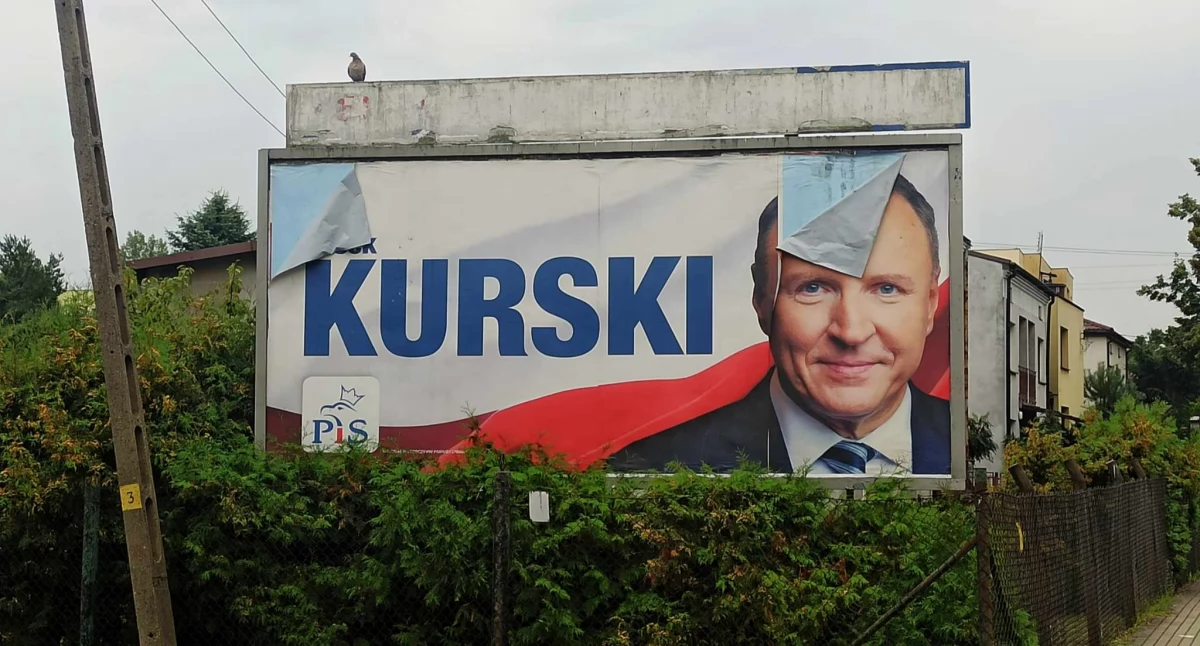 Zapomniany plakat wyborczy w Sochaczewie - zgłoszenie od czytelniczki