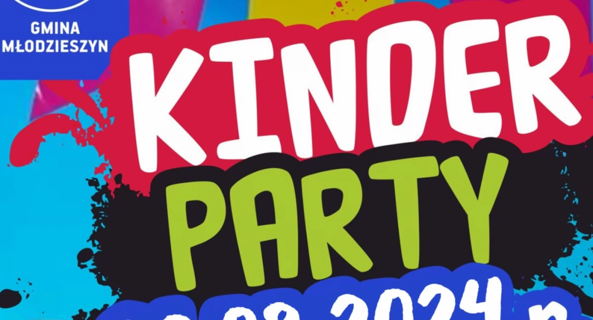 Kinder Party, czyli zakończenie wakacji w gminie Młodzieszyn