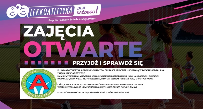 Zapraszamy młodzież do trenowania w KM Aktywni Sochaczew