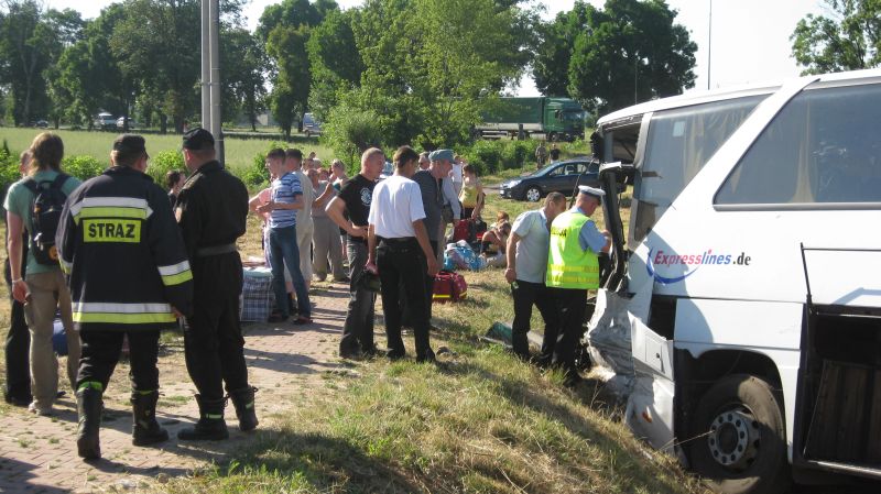 Wypadek na obwodnicy Sochaczewa