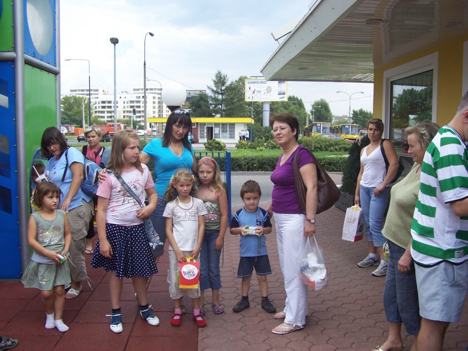 Dnia 21.08.2008r. Odbyła się wycieczka dla dzieci niepełnosprawnych do Warszawy