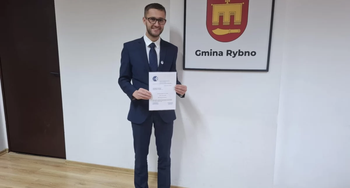 Wójt Damian Jaworski odznaczony odznaką „Przyjaciel Niewidomych
