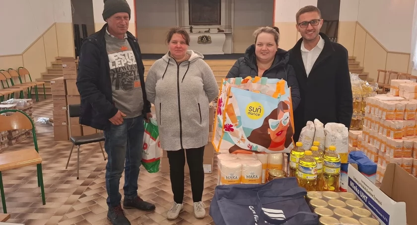 Gmina Rybno: Kolejna pomoc trafiła do potrzebujących mieszkańców 