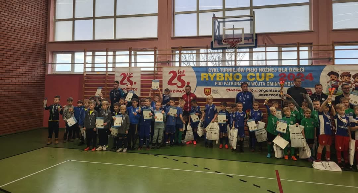 Cykl turniejów piłki nożnej dla dzieci Rybno CUP 2024 pod patronatem Wójta Gminy Rybno