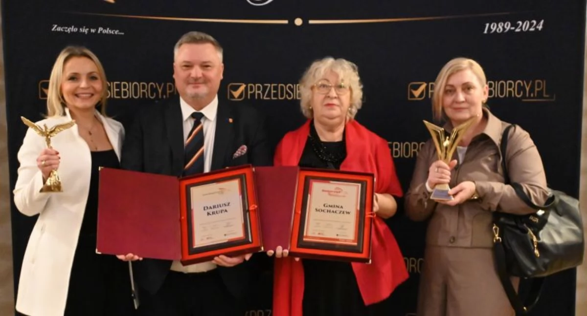 Wielka Gala Wolności 2024: Gmina Sochaczew i Wójt Dariusz Krupa z prestiżowymi wyróżnieniami