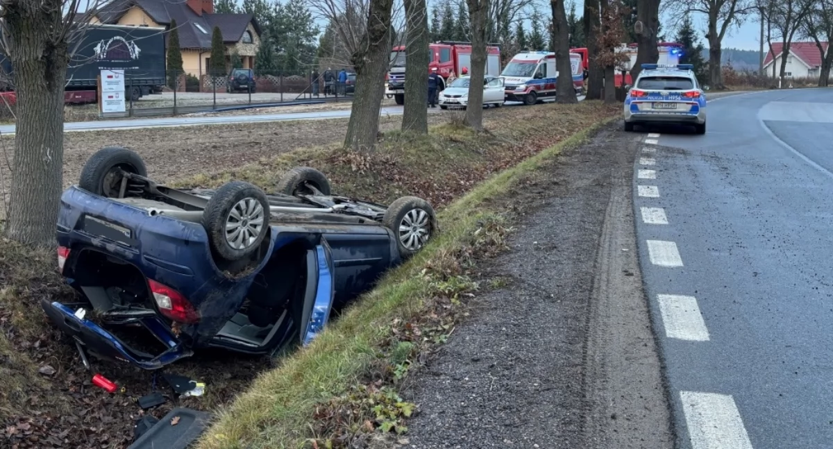 Cztery wypadki w regionie Sochaczewa w ciągu kilku godzin – raport straży pożarnej [VIDEO]
