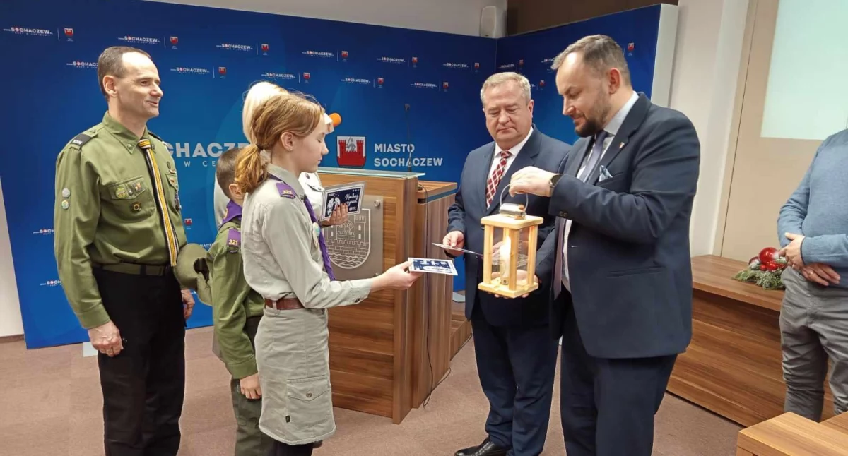 Betlejemskie Światło Pokoju zagościło w Sochaczewie