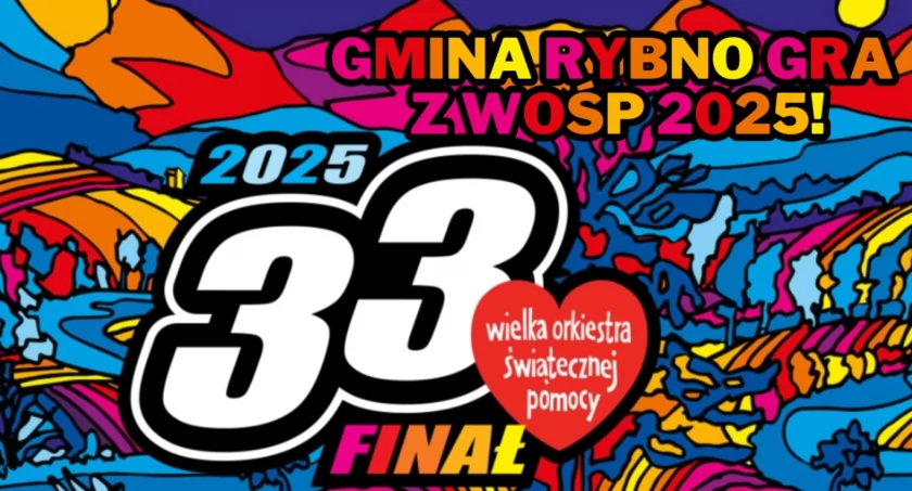 Licytacje na Wielką Orkiestrę Świątecznej Pomocy – Gmina Rybno Gra z WOŚP 2025!