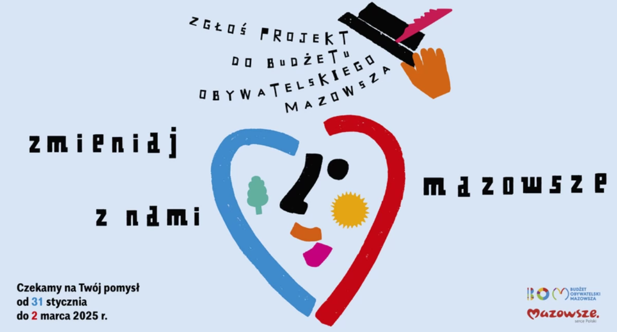 Zgłoś projekt do Budżetu Obywatelskiego Mazowsza