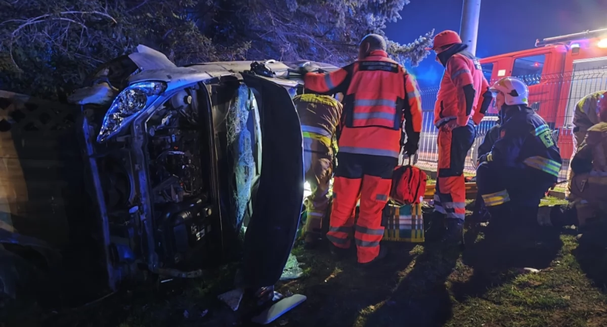 Groźny wypadek na ul. Wyszogrodzkiej w Sochaczewie