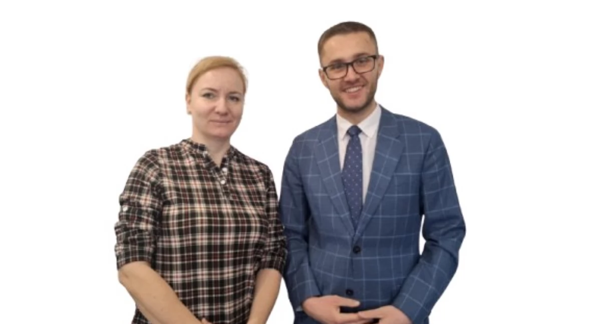 Wójt Damian Jaworski oraz wiceprzewodnicząca Rady Gminy Rybno Aneta Słomińska o realizowanych inwestycjach