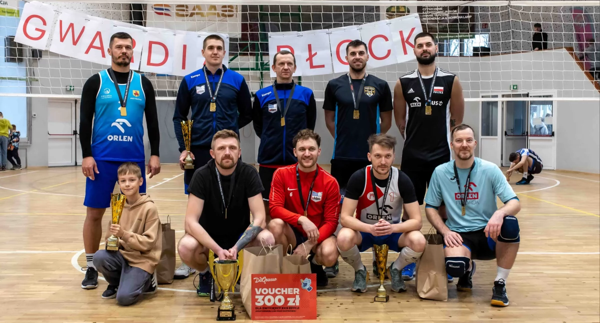 Gwardia Płock mistrzem Amatorskiej Ligi Piłki Siatkowej 