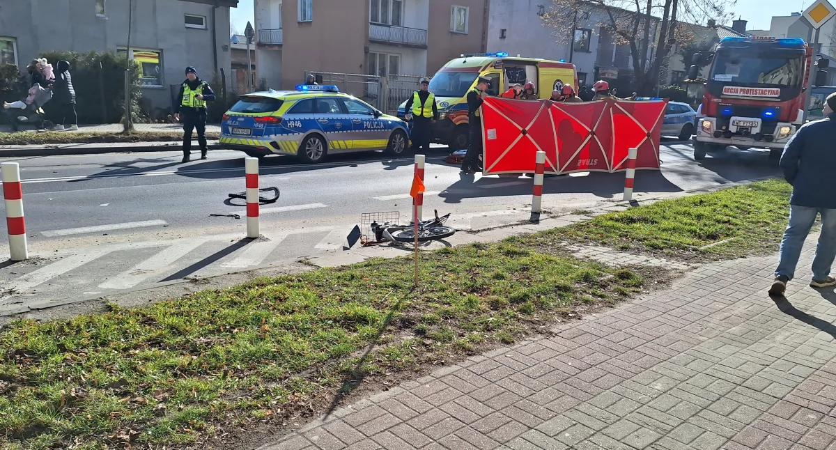 Tragiczne potrącenie rowerzysty w Sochaczewie – policja szuka świadków