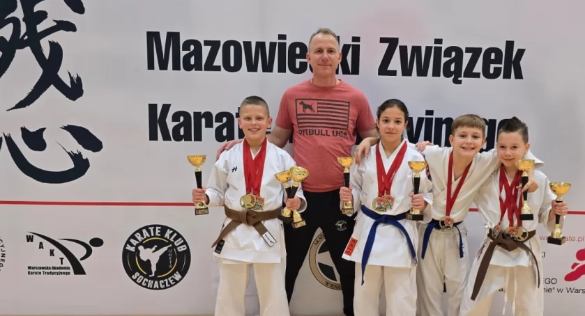 Doskonałe wyniki karateków z Karate Klub Sochaczew w Pucharze Mazowsza