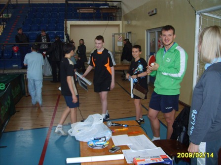 Wyniki Turnieju Tenisa Stołowego - 14.02.2009