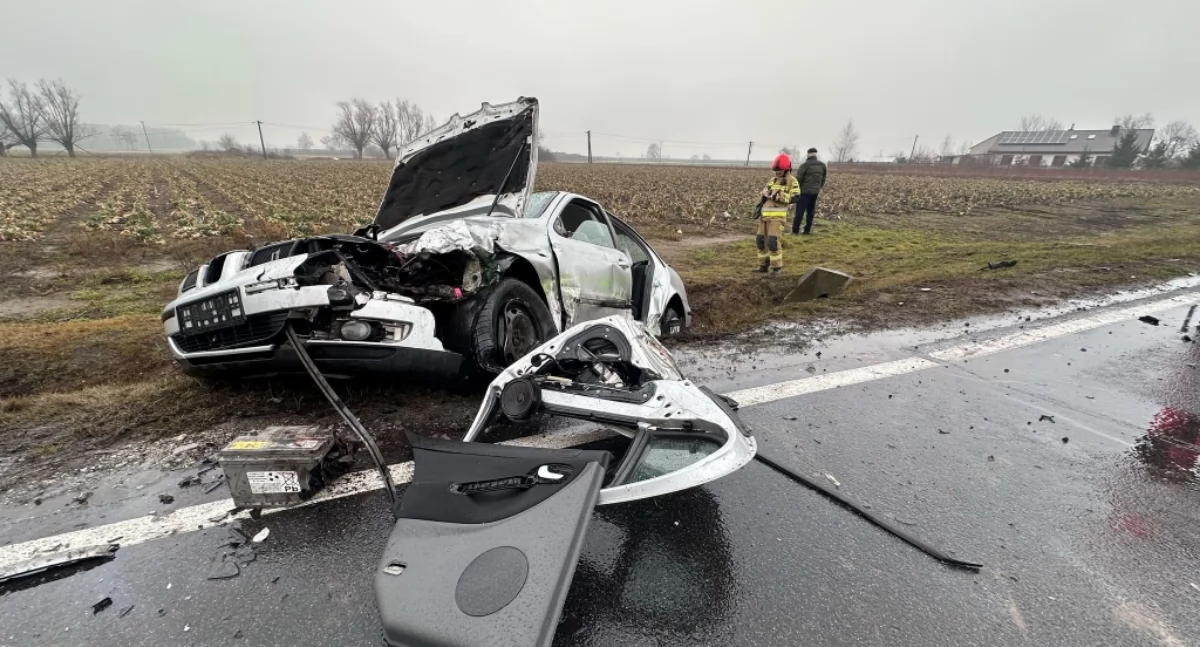 Trzy zdarzenia drogowe w powiecie sochaczewskim