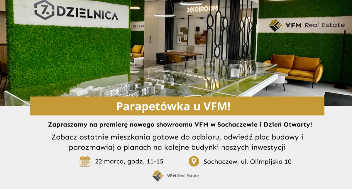 VFM Real Estate zaprasza na otwarcie nowego showroomu i Dzień Otwarty!