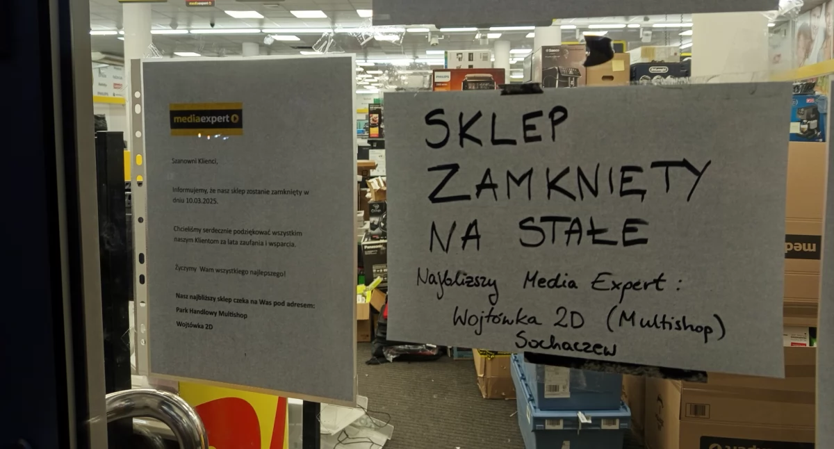 Media Expert zamknął sklep przy ul. 600-lecia