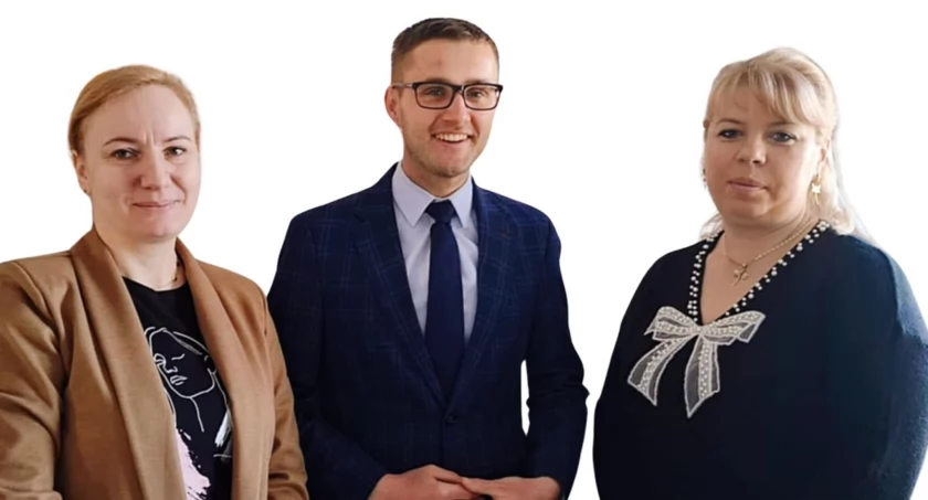 Wójt Damian Jaworski, przewodnicząca Rady Gminy Rybno Iwona Brodowska oraz wiceprzewodnicząca Rady Gminy Rybno Aneta Słomińska o realizowanych inwestycjach, sprawach bieżących oraz wydarzeniach, które będą organizowane na terenie gminy.