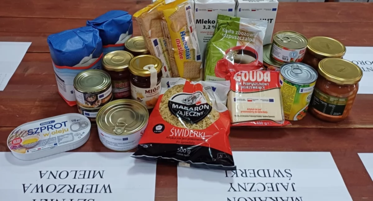 Młodzieszyn - wydano 2,5 tony żywności